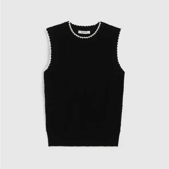 NWT Madewell Mixed-Stitch Sleeveless
Sweater XL - Picture 2 of 7